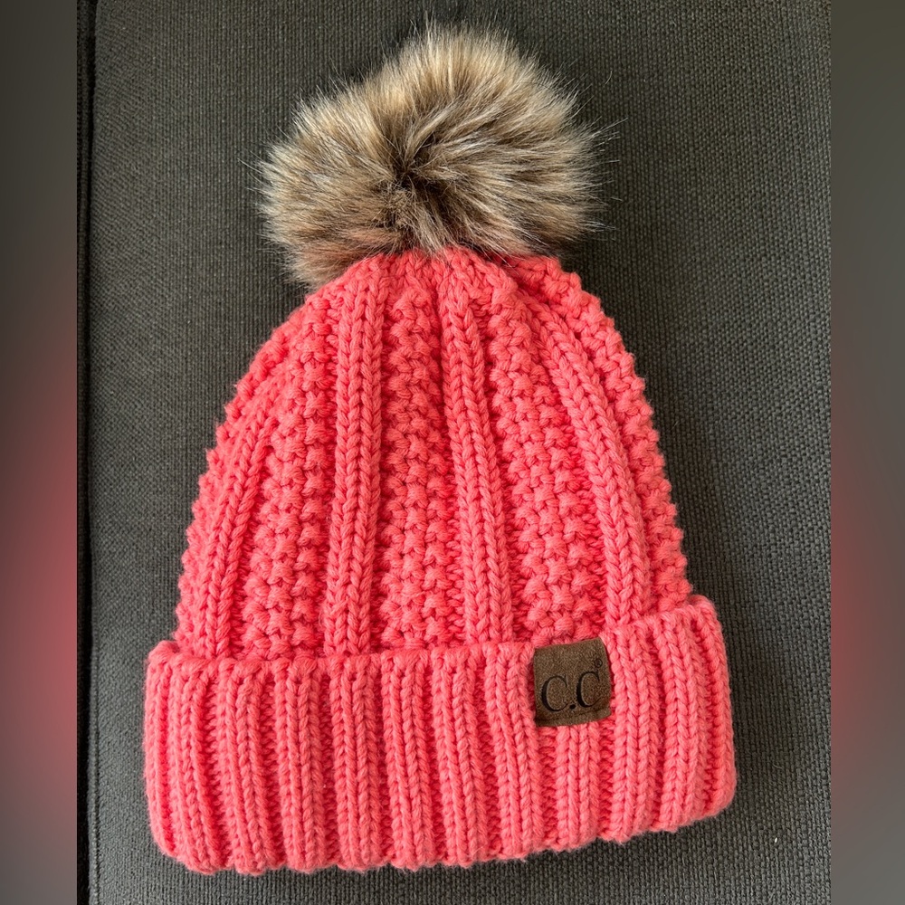 CC Winter Hat with Pom Pom